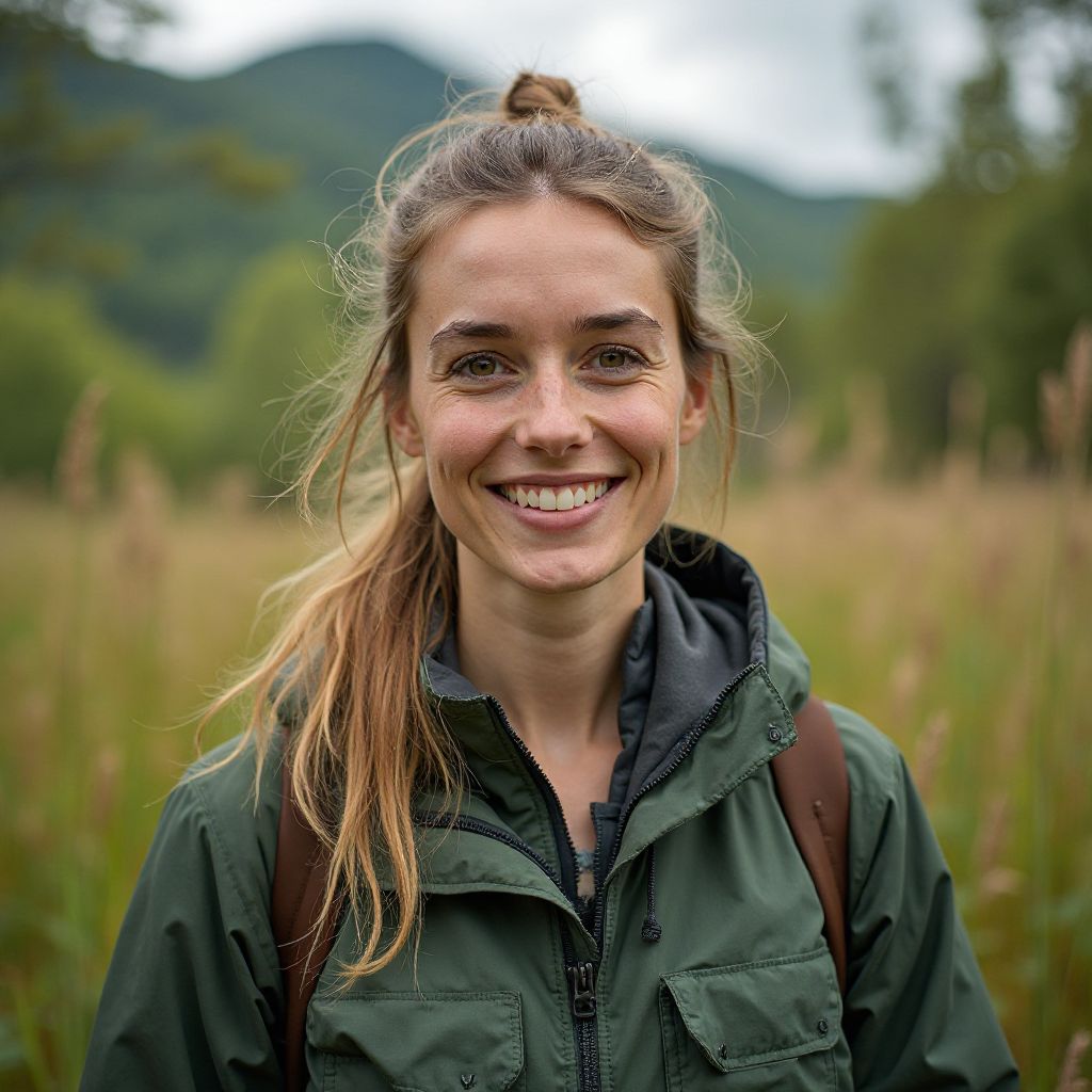 Portrait of Elena Popescu, Ecological Scientist