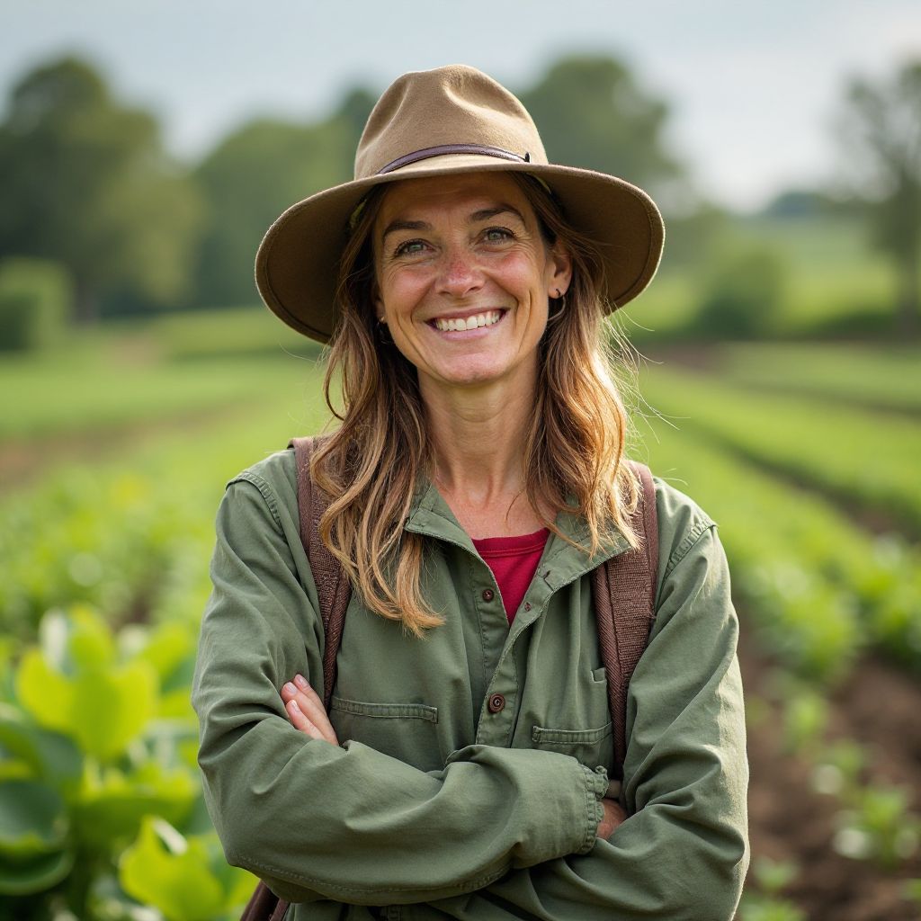Portrait of Andreea Dumitrescu, Sustainable Agriculture Specialist