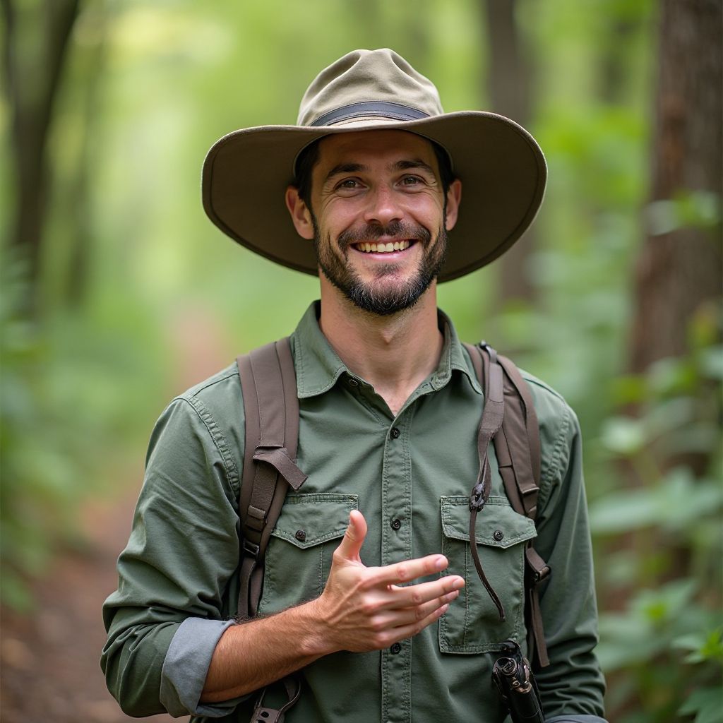 Portrait of Stefan Vasilescu, Environmental Educator